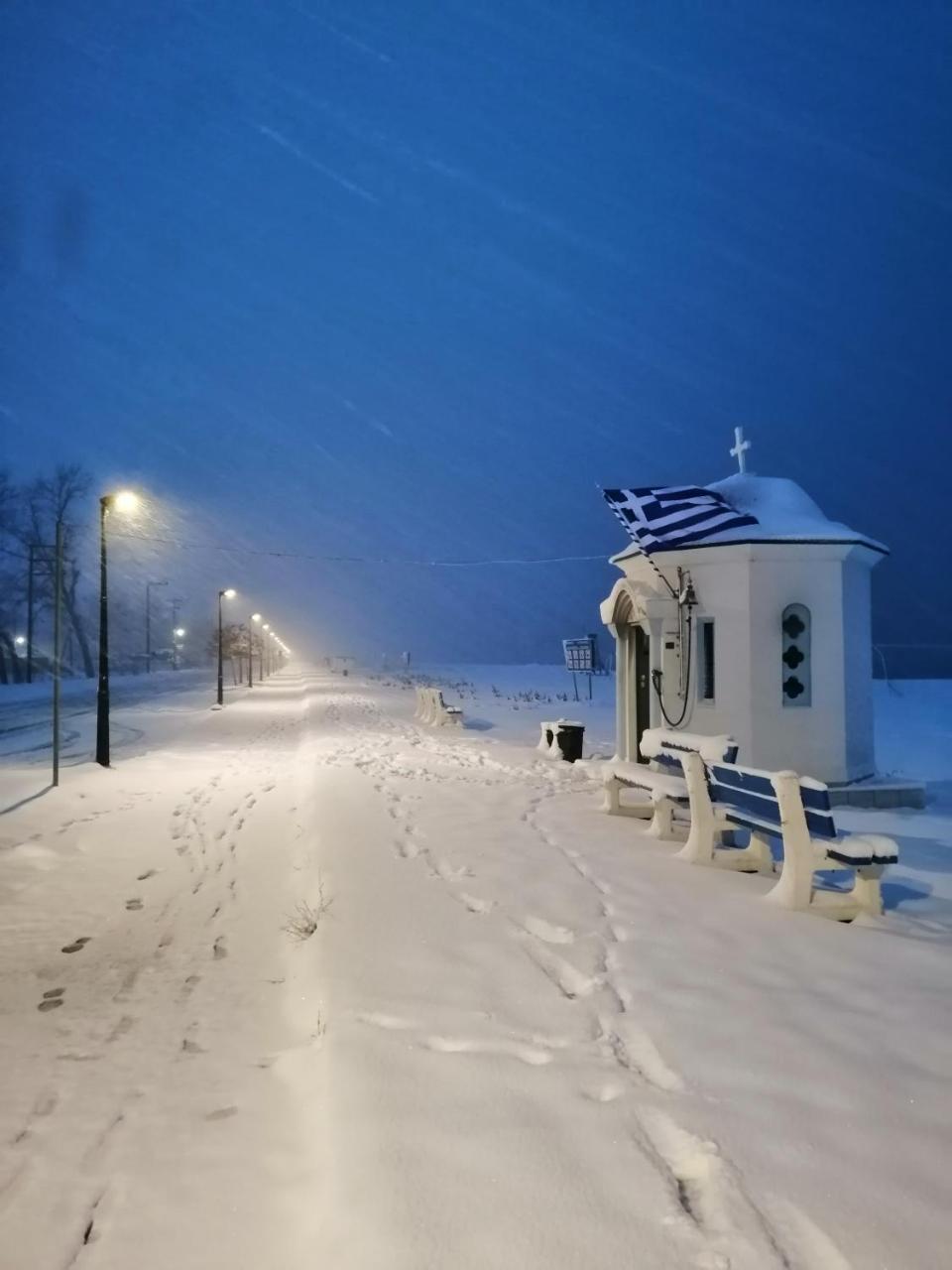 Olympiakí Aktí Giorgos Apartments Sea View מראה חיצוני תמונה